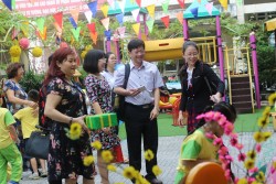 Đoàn chuyên gia Fooyin University thăm quan trường