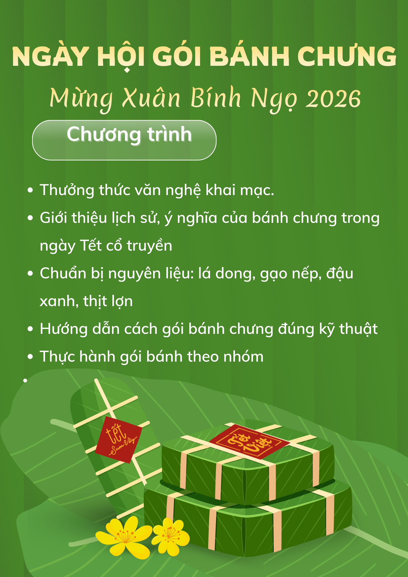 NGÀY HỘI GÓI BÁNH CHƯNG